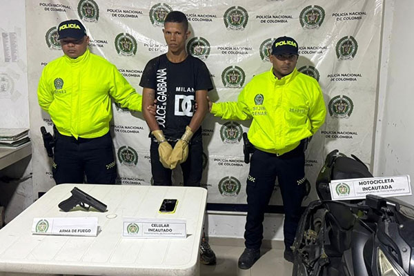 Cristian Herrera, fue dejado a disposición de la Fiscalía General de la Nación por el delito de homicidio.