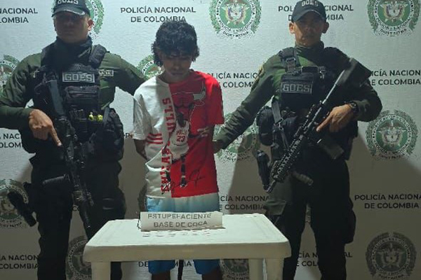 Brayan José Henrich Díaz, fue detenido en calle 42 con carrera 55 del barrio Chimila 2. Brayan José Henrich Díaz, fue detenido en calle 42 con carrera 55 del barrio Chimila 2.