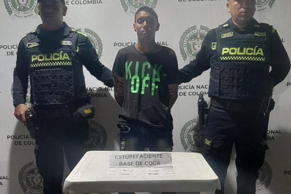 En el Barrio La Paz, tras los operativos fue capturado Camilo José Martínez Lizcano.
