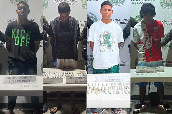 De acuerdo con el informe oficial, la primera detención se llevó a cabo en el barrio María Eugenia, donde Denis Lanchez fue interceptado por los agentes.