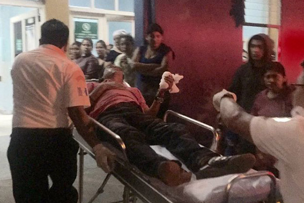 El extranjero recibió un disparo en el abdomen, por lo que fue rápidamente trasladado hasta la clínica Avidanti.