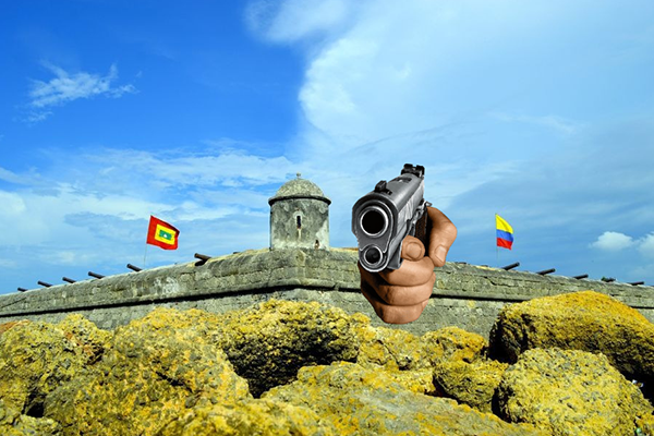 La comunidad cartagenera rechazó tajantemente el asesinato del vendedor de fruta.