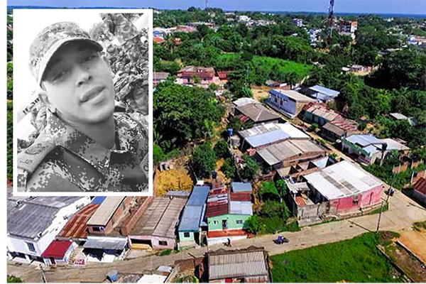 Darwin Alberto Ospino Arsuza, tras ser atacado por desconocidos cuando trabajaba en Bogotá a donde fue en busca de mejor estabilidad económica luego de salir de El Difíci, Magdalena.