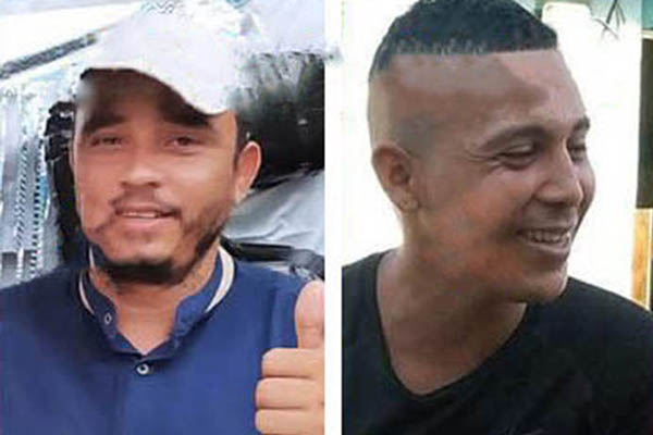 Esneyder Iván Navarro Tafur, de 49 años y Pablo José Orozco Villarreal, asesinados en el municipio de Ciénaga.