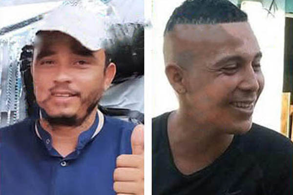 Sneyder Iván Navarro y Pablo Orozco Villarreal, asesinados en el municipio de Ciénaga. Sneyder Iván Navarro y Pablo Orozco Villarreal, asesinados en el municipio de Ciénaga.