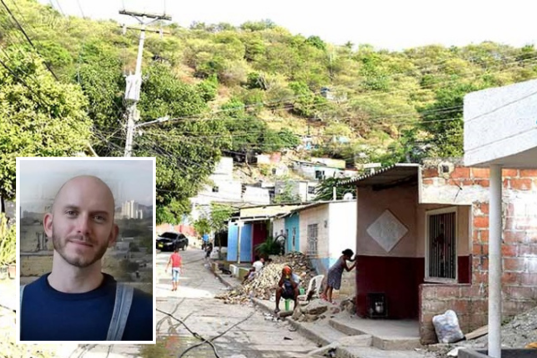 Alessandro Coatti, biólogo de origen italiano que fue victima de homicidio en días pasados en Santa Marta; barrio San José del Pando donde fue encontrada la ‘casa de pique’, donde presuntamente fue desmembrada la víctima.