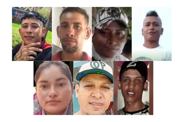 Todas las acciones criminales fueron perpetradas por desconocidos que se movilizaban en motocicleta.