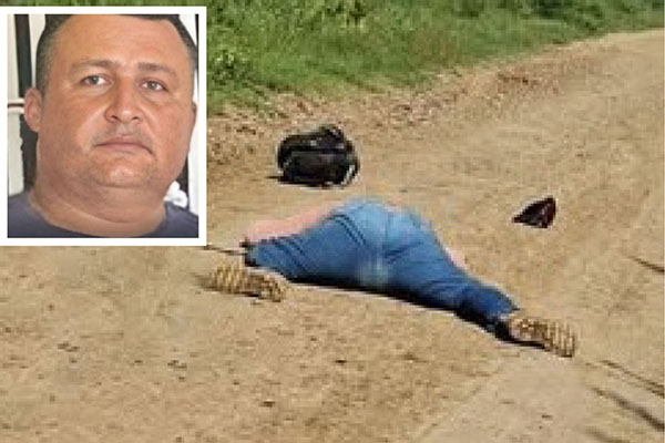 Geovanys Ariza Palomino, asesinado a tiros cerca de la finca La Piragua, entre San Ángel y Algarrobo.