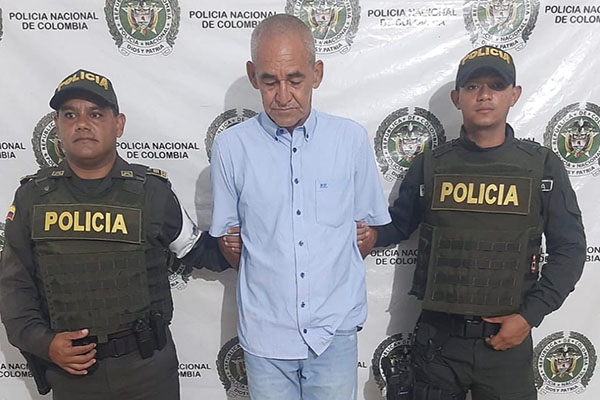 Eudaldo Rafael Ortiz Niebles, según las autoridades fue enviado a un centro carcelario de la región
