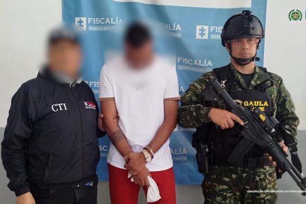 El implicado fue capturado a comienzos de julio por la Policía Nacional por medio de una orden judicial.