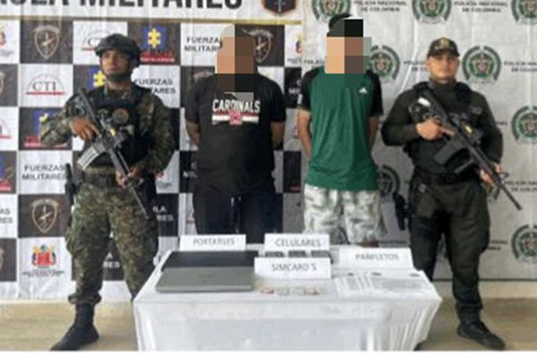 Los detenidos fueron llevados hasta la Unidad de Reacción Inmediata de la Fiscalía en Santa Marta.