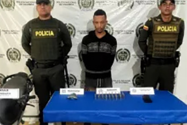 Adrián Gregorio Suárez Navarro, condenado a prisión por su presunta participación en el homicidio de tres hombres en hechos ocurridos en Retén. Foto Policía Nacional