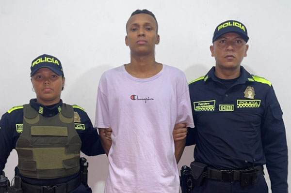  José Luis Mancilla, presunto homicida de una persona en Mahates, Bolívar, en su legalización de captura.