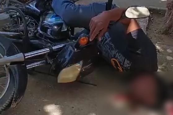 Hermenegildo Guzmán Bastidas, el motociclista asesinado de varios tiros la mañana de este viernes. Fotos redes sociales 