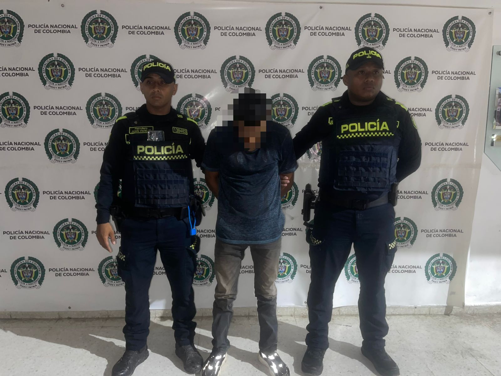 El sujeto fue capturado en el barrio 18 de Enero en el municipio de Ciénaga, Magdalena. 