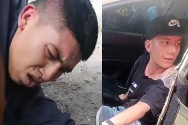 Foto captura de pantalla de video en redes sociales  