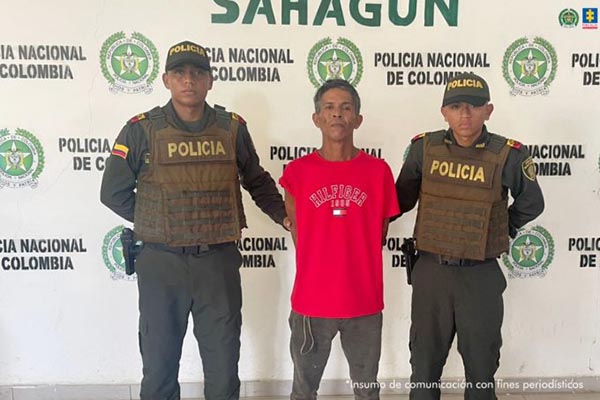 Douglas José Loaiza Acosta huyó luego de que presuntamente cometiera el hecho y fue capturado horas después por las autoridades. Foto Fiscalía 