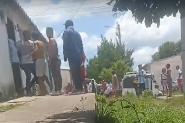 Milagro González, niña de tres años muerta en medio de un atentado a tiros en el municipio de Fundación. Foto tomada de un video en redes sociales.