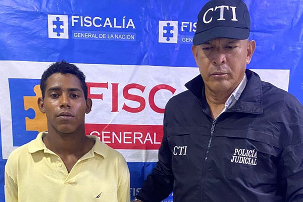 José Antonio González Salazar, fue capturado por funcionarios del CTI de la Fiscalía, en cumplimiento a una orden judicial. Foto Fiscalía