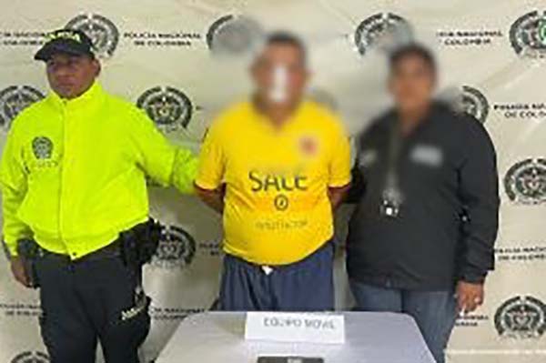 Jhon Jairo Mejía Hernández, presuntamente implicado en delitos de secuestro, abuso sexual y pornografía del que fue víctima una menor de edad. Foto Fiscalía