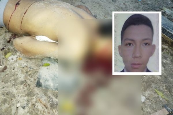 El cuerpo sin vida de Julio César Ordóñez Charris quedó tendido en plena vía pública. Fotos cortesía Entérate Fundación