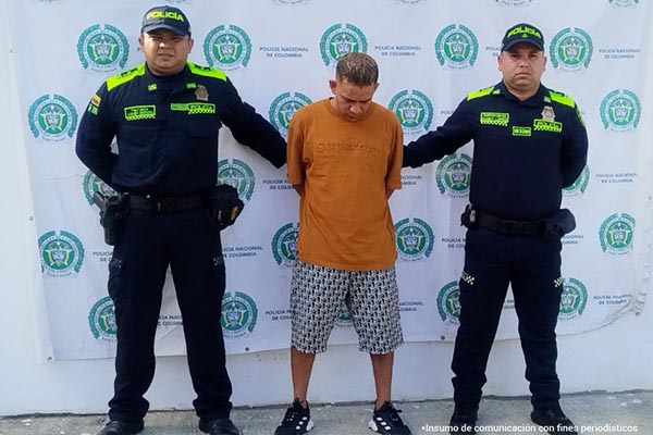 Lázaro Rafael Padilla Vergara, alias ‘El Animal’, fue capturado en Cereté por la Policía Nacional. Foto Fiscalía Lázaro Rafael Padilla Vergara, alias ‘El Animal’, fue capturado en Cereté por la Policía Nacional. Foto Fiscalía