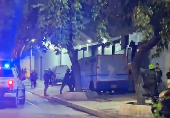 Foto tomada de videos que circulan en redes sociales