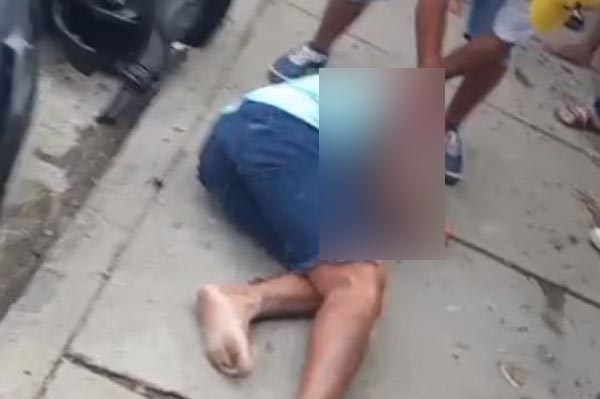 Roiman René Meléndez, asesinado de varios impactos de bala en el barrio María Eugenia. Fotos Zona Activa