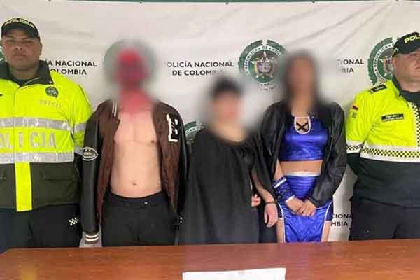 Juan Carlos Suárez Ortiz, Kaleidymar Paola Fernández Sulbarán y Bertha Parra Torres, detenidos por ser los presuntos homicidas de Jaime Moreno Jaramillo.
