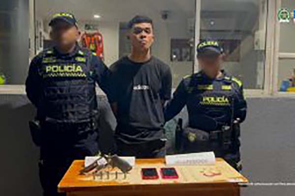 Geovanny Esteban Caballero Escorcia, uno de los dos judicializados. Foto Fiscalía
