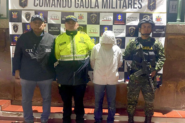 Julián Leandro Ruiz Wilches fue dejado a disposición de una autoridad competente. Foto Fiscalía