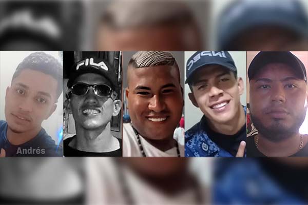 Las autoridades adelantan las investigaciones para esclarecer los casos en los que estos hombres fueron asesinados a tiros. Fotos cortesía.
