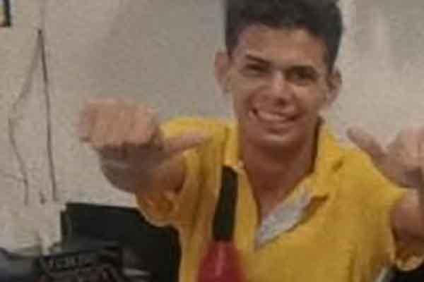 Oscar Galván, joven desparecido en el barrio 11 de noviembre. Foto redes sociales