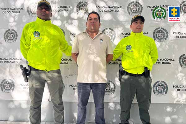 Mario Fernando Henríquez Gómez, capturados. Fotos Fiscalía