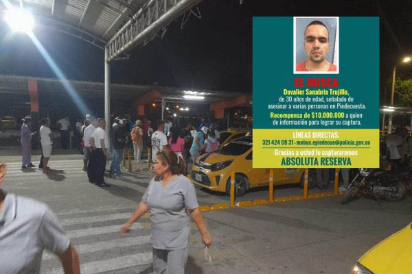 Duvalier Sanabria Trujillo, asesinado a tiros en las afueras de la Terminal de Transporte de Santa Marta. Foto archivo EL INFORMADOR Duvalier Sanabria Trujillo, asesinado a tiros en las afueras de la Terminal de Transporte de Santa Marta. Foto archivo EL INFORMADOR