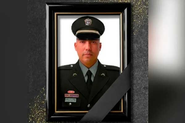 Ronald Montañez Quijano, policía asesinado Enel corregimiento de Palermo. Foto Policía Nacional