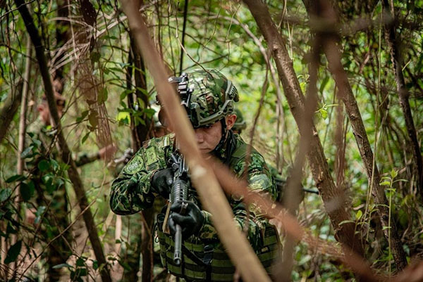 Las acciones en las que murió el militar ocurrieron en los límites de los municipios de Ciénaga y Zona Bananera, Magdalena. Foto Ejército Nacional