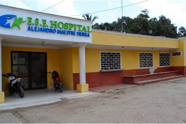 E.S.E.Hospital ‘Alejandro Maestre Sierra’ del municipio de  Ariguaní, Magdalena. Foto Gobernación del Magdalena.