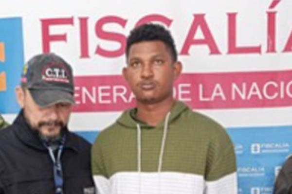 Marco Elías Parra Hernández fue uno de los procesados que fue enviado a centro carcelario. Foto Fiscalía