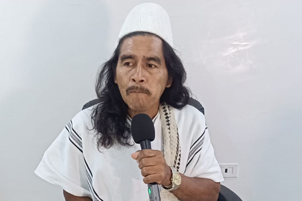 Luis Enrique Salcedo, Gobernador Cabildo Arhuaco del Magdalena y La Guajira. Foto derechos reservados EL INFORMADOR