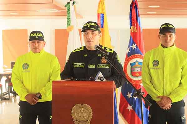 Coronel Alexander Martin Eljaude, comandante de la Policía del departamento de Magdalena. Foto derechos reservados EL INFORMADOR