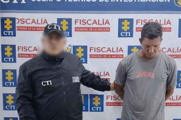 Ricardo Rafael Racedo Maldonado fue capturado en un operativo de la Fiscalía Seccional Magdalena en coordinación con la Dijín. Foto Fiscalía