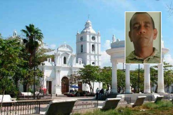 Humberto Burgos fue asesinado a tiros en el sector sur del municipio de Ciénaga, Magdalena. Foto panorámica EL INFORMADOR/ foto recuadro cortesía