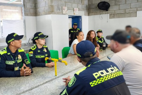 Foto tomada de la red social X de la Policía Metropolitana de Barranquilla