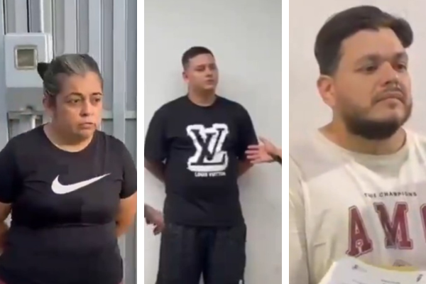 Capturas de pantallas de video tomado de la red social X de @PedroSanchezCol