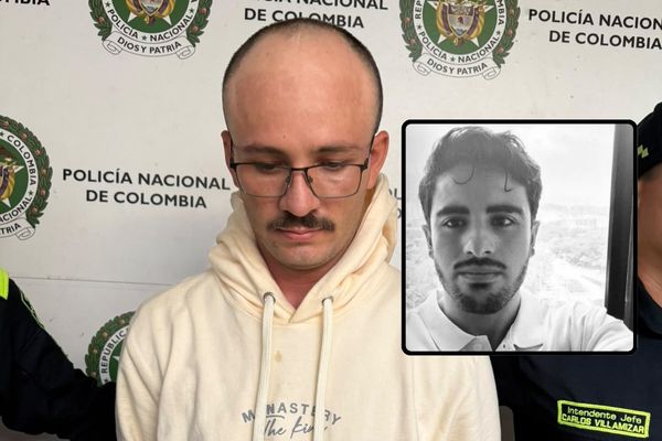 Fondo: Foto cuenta de X @AndresJRendonC, Foto 1: Fotografía cedida por la Fundación para la Libertad de Prensa (FLIP) que muestra al periodista Mateo Pérez Rueda, director de la revista local 'El Confidente', desaparecido esta semana cuando hacía reportería en el departamento de Antioquia (noroeste). EFE/ Fundación para la Libertad de Prensa