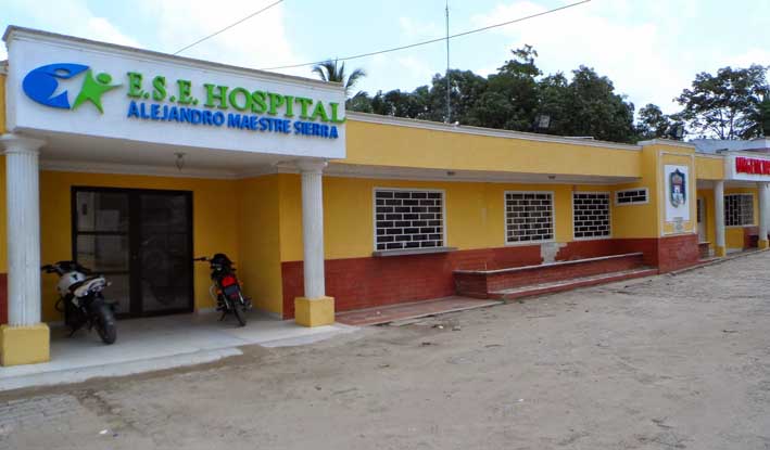 Foto archivo: fachada del hospital de Ariguani.