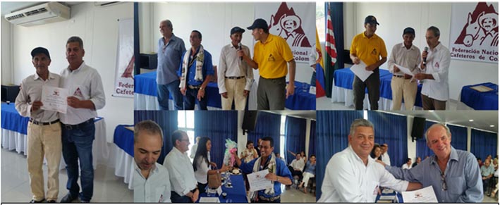 El caficultor Juan de Jesús Torres fue el ganador del primer concurso “Taza de la calidad Magdalena”.
