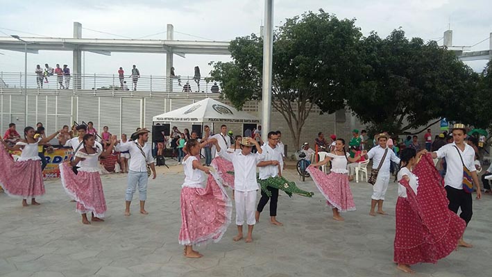 Los habitantes del sector asistieron a las  actividades y se mostraron satisfechos con los eventos programados y muestras culturales.