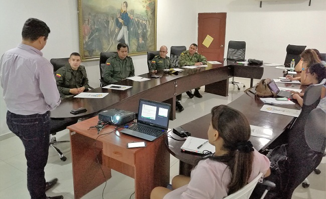 El primer comité se llevó a cabo en el comando de la Policía de Soledad, Atlántico.